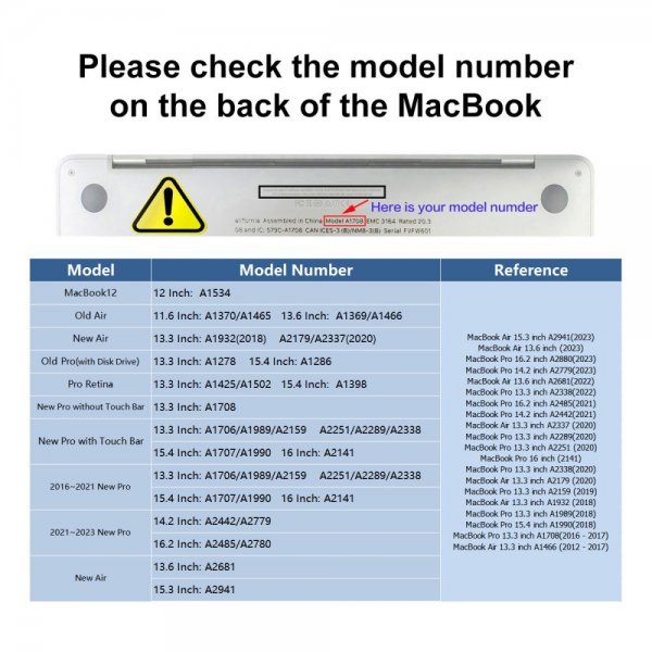 ENKAY Macbook Air 15 M2 (A2941)/M3 (A3114) Deksel Hardplast Lilla