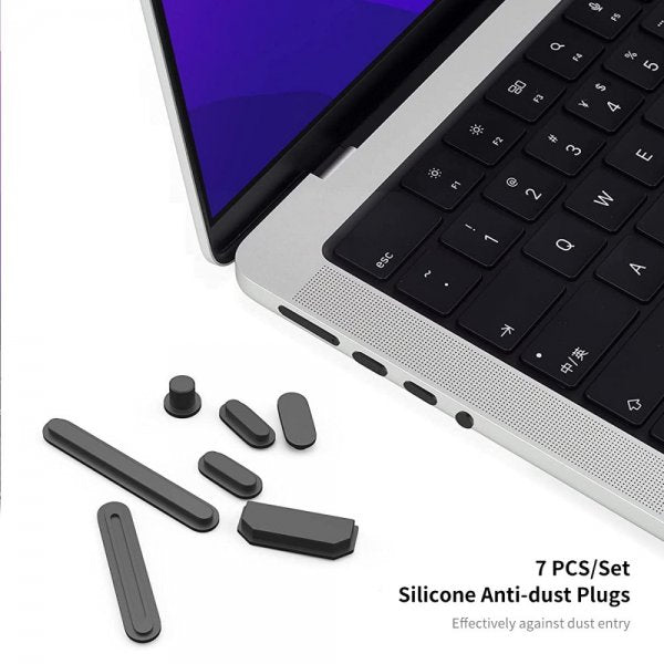 ENKAY Macbook Air 15 M2 (A2941) Deksel Tastaturbeskytter Lavendel
