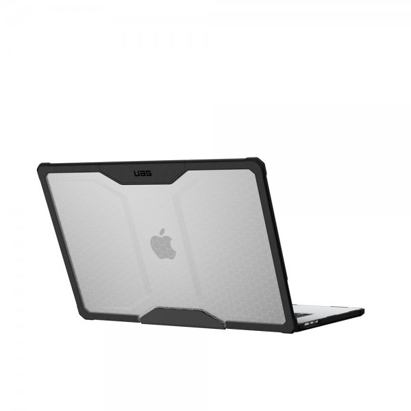 Urban Armor Gear (UAG) Macbook Air 15 M2 (A2941)/M3 (A3114) Deksel Plyo Ice/Black