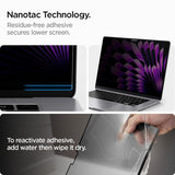 Spigen Macbook Air 15 M2 (A2941)/M3 (A3114) Skjermbeskytter Safe View Privacy