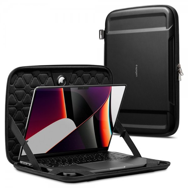 Spigen Laptop Etui 16" Rugged Armor Pro Pouch Svart