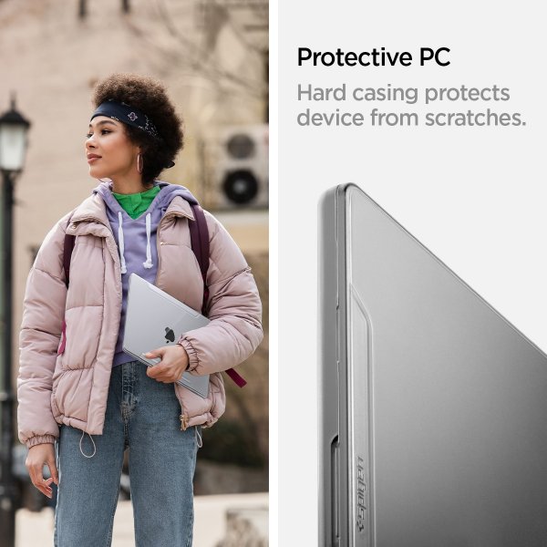 Spigen MacBook Pro 14 M1 (A2442)/M2 (A2779)/M3 (A2918 A2992) Deksel Thin Fit Crystal Clear