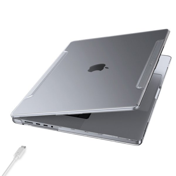 Spigen MacBook Pro 14 M1 (A2442)/M2 (A2779)/M3 (A2918 A2992) Deksel Thin Fit Crystal Clear