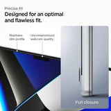 Spigen MacBook Pro 14 M1 (A2442)/M2 (A2779)/M3 (A2918 A2992) Skjermbeskytter GLAS.tR Slim