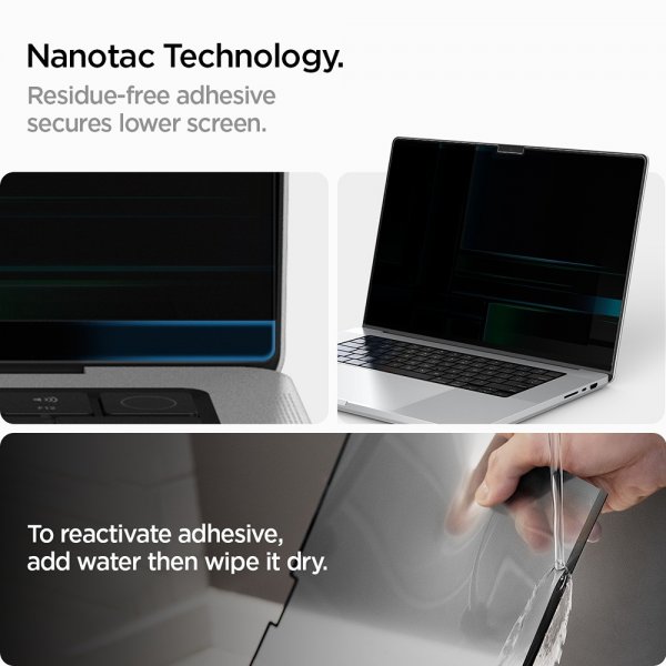 Spigen MacBook Pro 14 M1/M2/M3/M4/M5 Skjermbeskytter Safe View