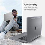 Spigen MacBook Pro 16 M1 (A2485)/M2 (A2780)/M3 (A2991) Deksel Thin Fit Crystal Clear