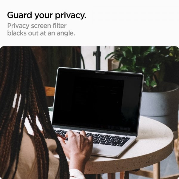 Spigen MacBook Pro 16 M1/M2/M3/M4 Skjermbeskytter Safe View