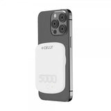 Celly Magnetisk Powerbank 5000 mAh 10W MagSafe Hvit