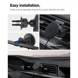 Spigen MagSafe Mobilholder til bil med Trådløs Lading OneTap Pro 4 Air Vent
