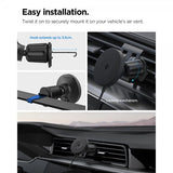 Spigen MagSafe Mobilholder til bil med Trådløs Lading OneTap Pro 4 Air Vent Hook