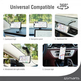 4smarts MagSafe Mobilholder til bil Qi2 Car Charging Set