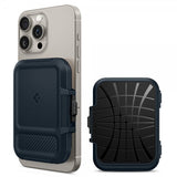 Spigen MagSafe Kortholder Lock Fit MagFit Metal Slate
