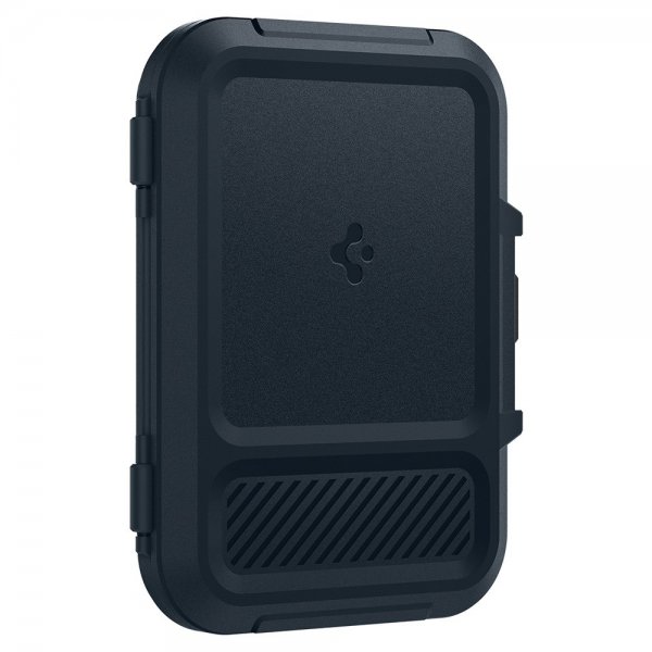 Spigen MagSafe Kortholder Lock Fit MagFit Metal Slate