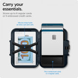 Spigen MagSafe Kortholder Lock Fit MagFit Metal Slate