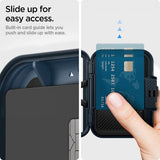 Spigen MagSafe Kortholder Lock Fit MagFit Metal Slate