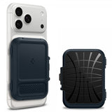 Spigen MagSafe Kortholder Lock Fit MagFit Metal Slate