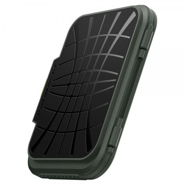 Spigen MagSafe Kortholder Lock Fit MagFit Military Green