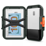 Spigen MagSafe Kortholder Lock Fit MagFit Military Green