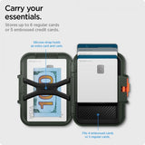 Spigen MagSafe Kortholder Lock Fit MagFit Military Green