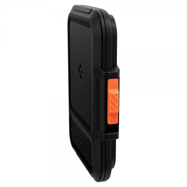 Spigen MagSafe Kortholder Lock Fit MagFit Svart