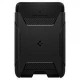 Spigen MagSafe Kortholder Rugged Armor 3 Cards MagFit Svart