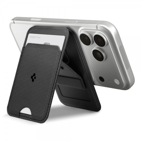 Spigen MagSafe Kortholder Slim Fold MagFit Tripod S314-3 Svart