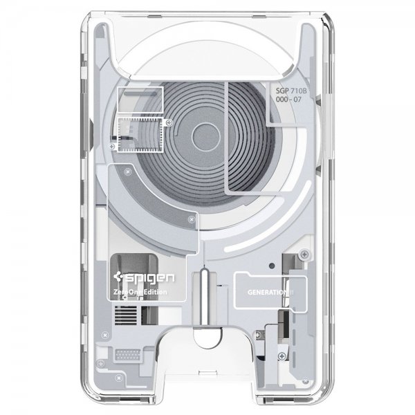 Spigen MagSafe Kortholder Ultra Hybrid Zero One MagFit Hvit
