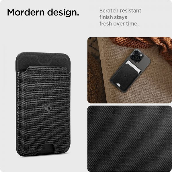 Spigen MagSafe Kortholder Urban Fit MagFit Svart