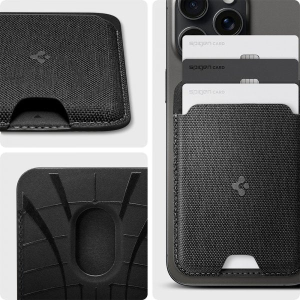 Spigen MagSafe Kortholder Urban Fit MagFit Svart