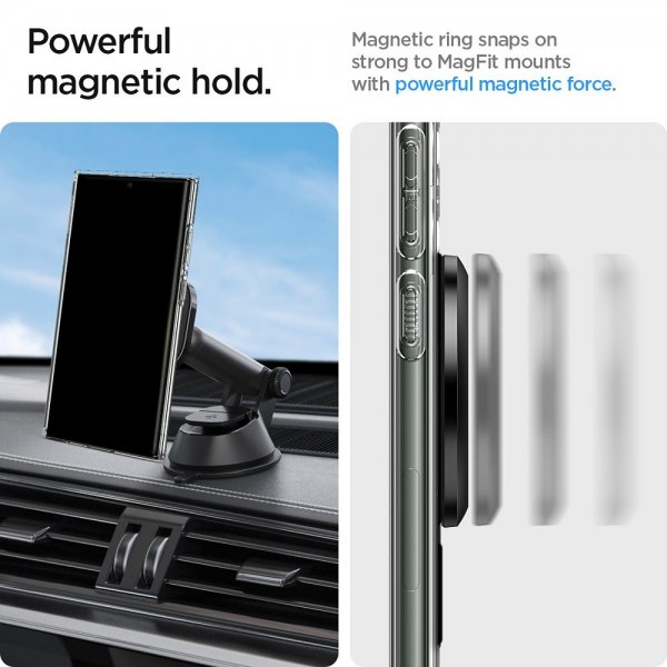 Spigen MagSafe Magnet Ring Plate Svart