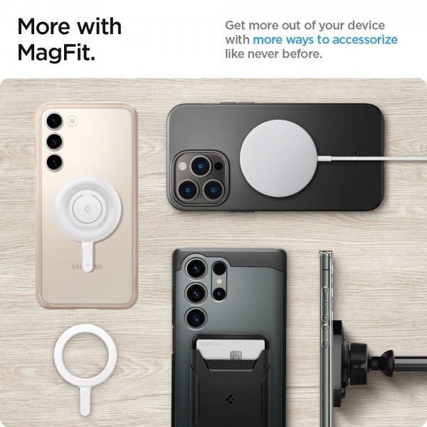 Spigen MagSafe Magnet Ring Plate Hvit