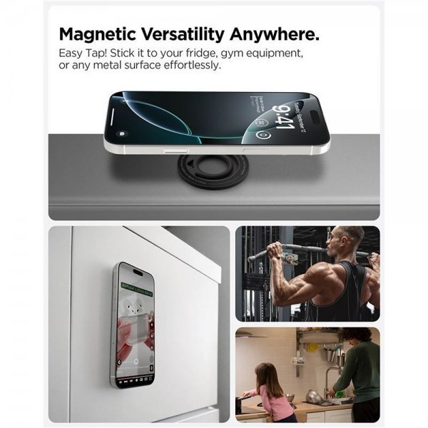Spigen MagSafe Holder Dual Pop Svart