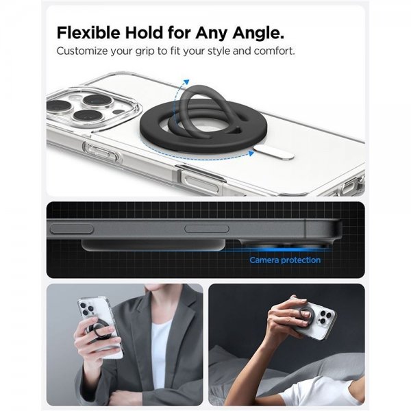 Spigen MagSafe Holder Dual Pop Svart