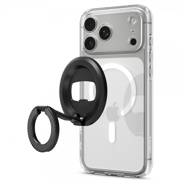 Spigen MagSafe O-Mag Telefonholder med Stativ Mag Fit Svart