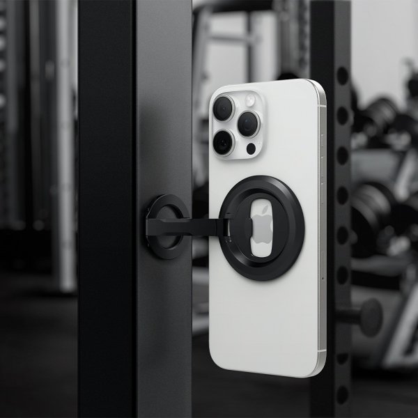 Spigen MagSafe O-Mag Telefonholder med Stativ Mag Fit Svart