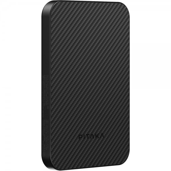 Pitaka MagSafe Powerbank Aramid Fiber 5000 mAh Black/Grey Twill