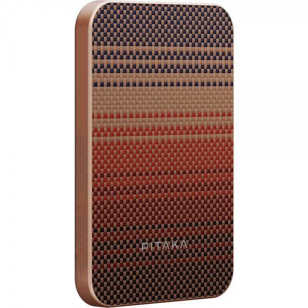 Pitaka MagSafe Powerbank Aramid Fiber 5000 mAh Sunset