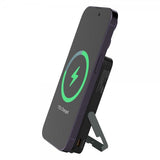 Deltaco MagSafe Powerbank med Stativ 5000 mAh 20W Svart