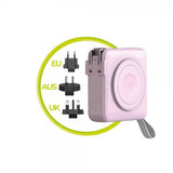 Mobile Origin Powerbank Travel Lightning/USB-C MagSafe/Watch Rosa