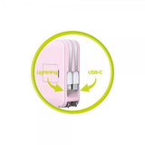 Mobile Origin Powerbank Travel Lightning/USB-C MagSafe/Watch Rosa