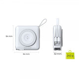 Mobile Origin Powerbank Travel Lightning/USB-C MagSafe/Watch Hvit