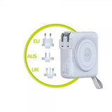 Mobile Origin Powerbank Travel Lightning/USB-C MagSafe/Watch Hvit