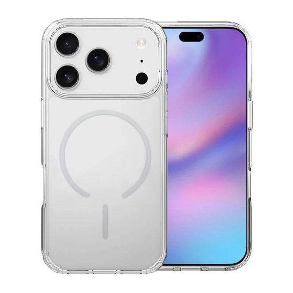 iPhone 17 Pro Max Deksel TPU MagSafe Transparent