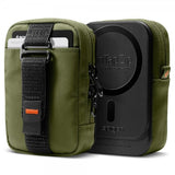 Spigen MagSafe Veske Portable Organizer Pouch Snap Zip MagFit Olive Green