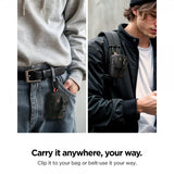 Spigen MagSafe Veske Portable Organizer Pouch Snap Zip MagFit Svart