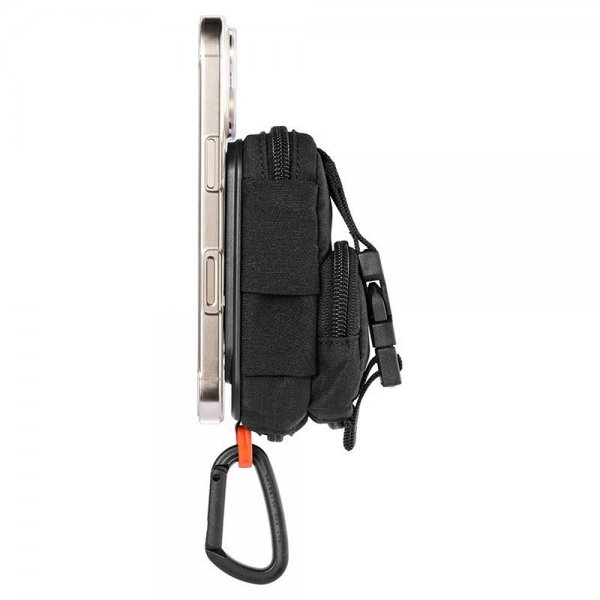 Spigen MagSafe Veske Portable Organizer Pouch Snap Zip MagFit Svart