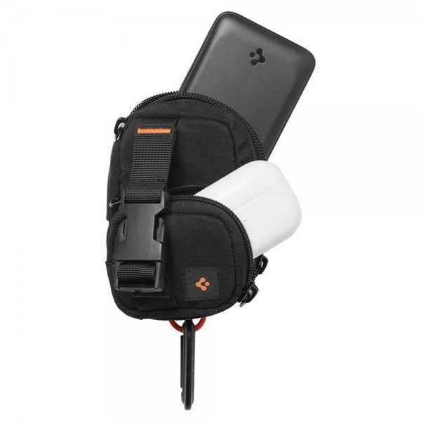 Spigen MagSafe Veske Portable Organizer Pouch Snap Zip MagFit Svart