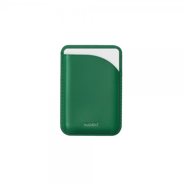 Nudient MagSafe Wallet Emerald Green