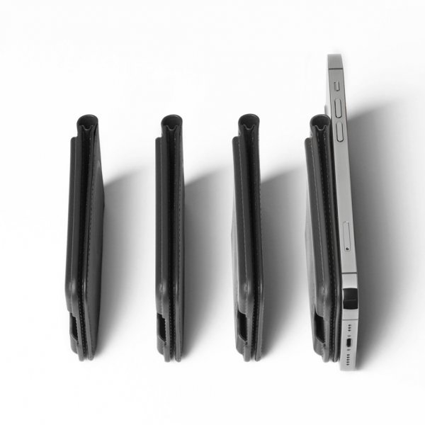 Mujjo Kortholder MagSafe Wallet Stand Svart