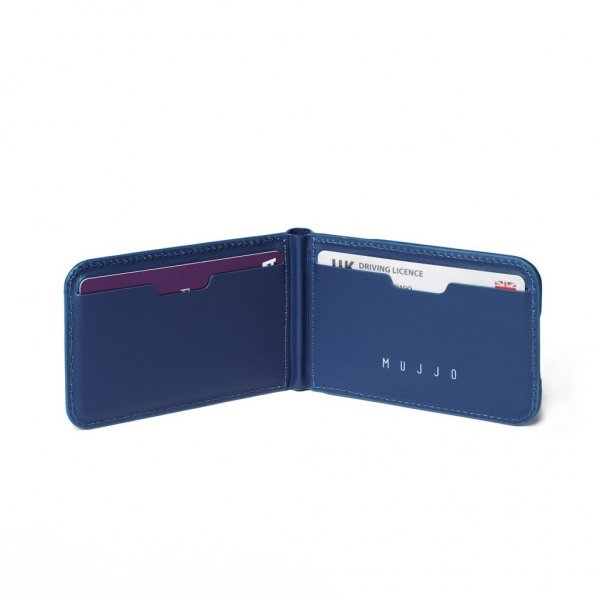 Mujjo Kortholder MagSafe Wallet Stand Monaco Blue